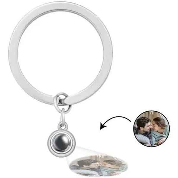 Photo Projection Keyring (Rose Gold) - FREE Jewelry Box Included - Image 3